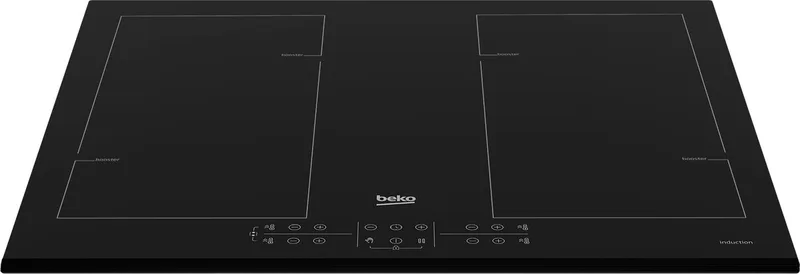 inductiekookplaat 60cm 4 pits 7200w von Beko in Schwarz – Produktfoto
