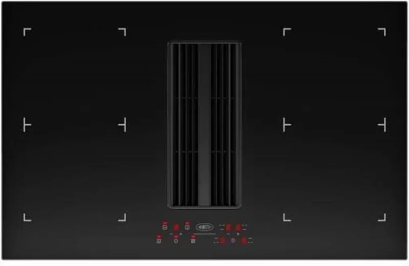 MLIH83 Inductiekookplaat met Afzuiging, 83 cm by Boretti in Black – product photo