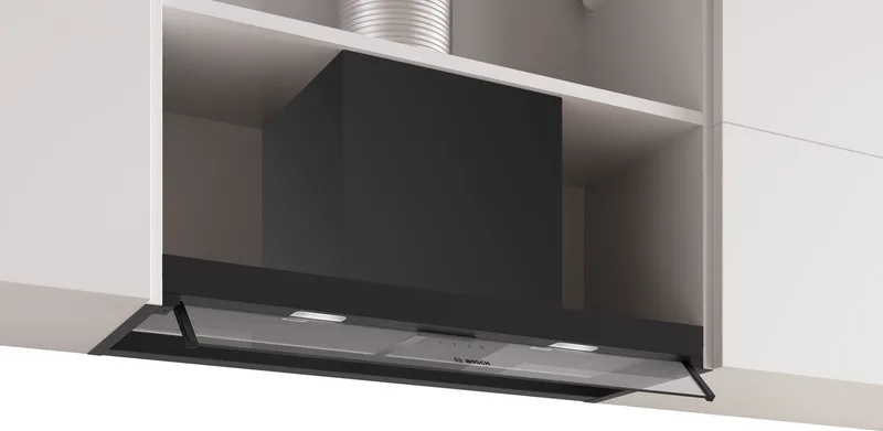 DBB85CC60 - Serie 4 - Afzuigkap - Geïntegreerde schouwkap - 80 cm - Zwart by Bosch in Matte Black – product photo