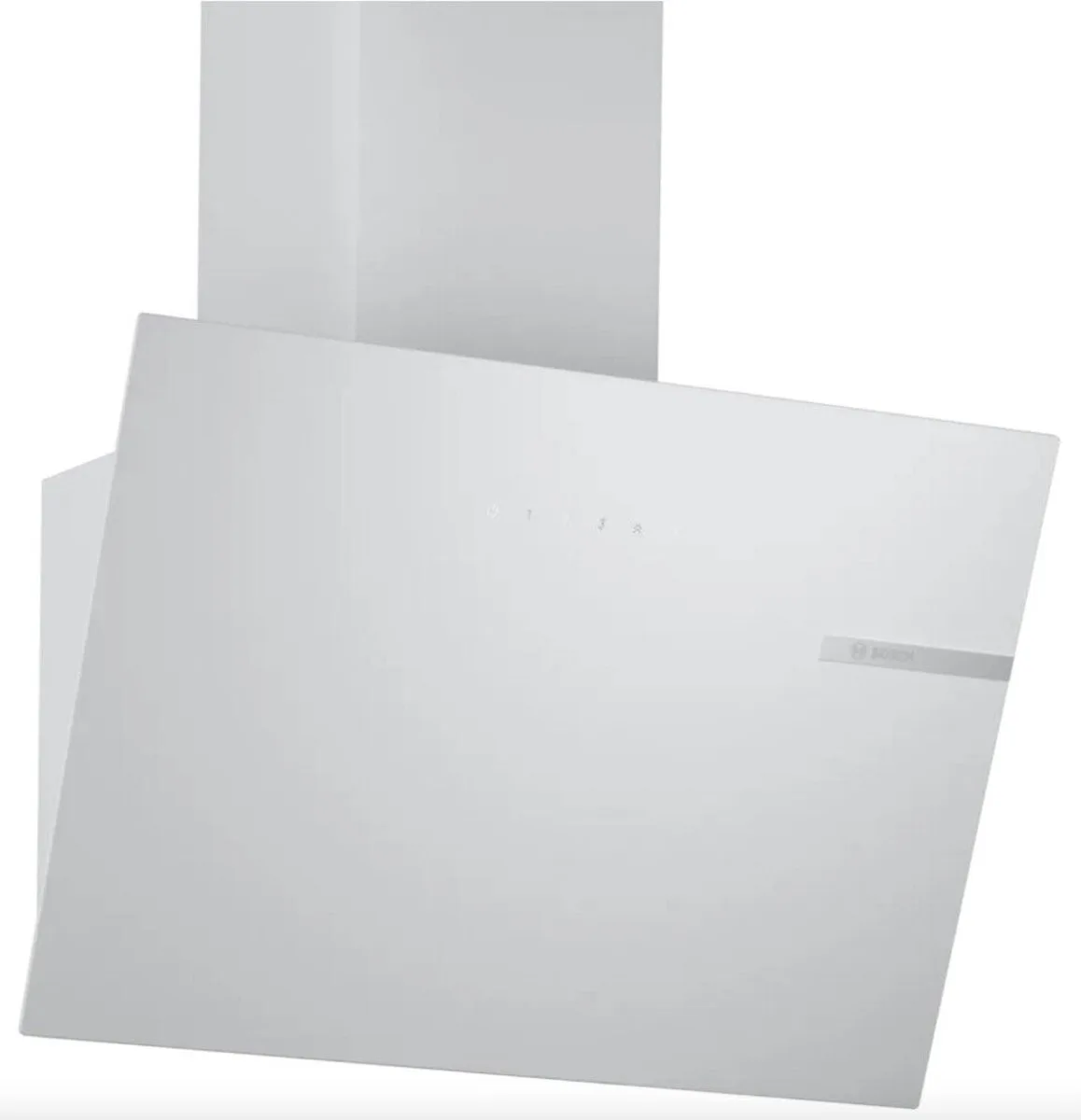 Wandhaube Kopffreihaube DWK65DK20 weiß 60 cm Abzugshaube Um oder Abluft by Bosch in White – product photo