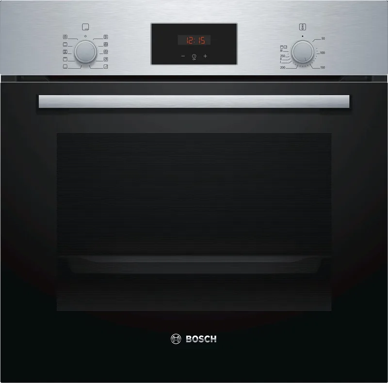 HBF154BS0 - Inbouw oven van Bosch in Zwart, Roestvrijstaal – productfoto