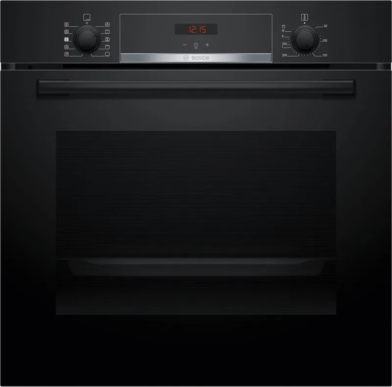 HQA534BB3 - Serie 4 - Inbouwoven - Stoomoven - Eenvoudig te reinigen - Hydrolyse van Bosch in Zwart – productfoto