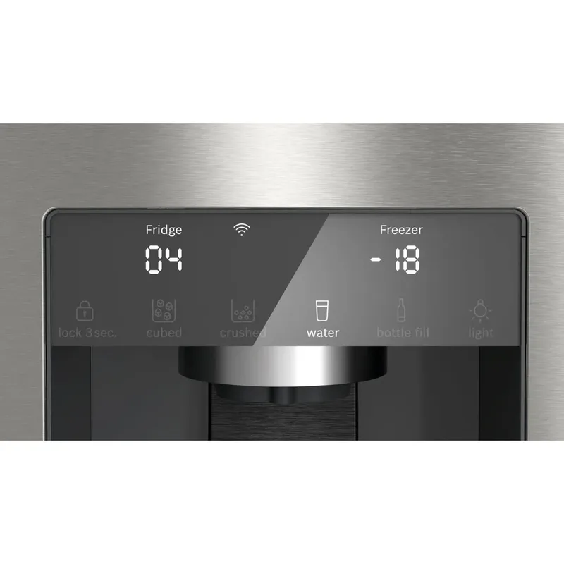 KFD96APEA Amerikaanse koelkast Zilver van Bosch – productfoto 5 van 6