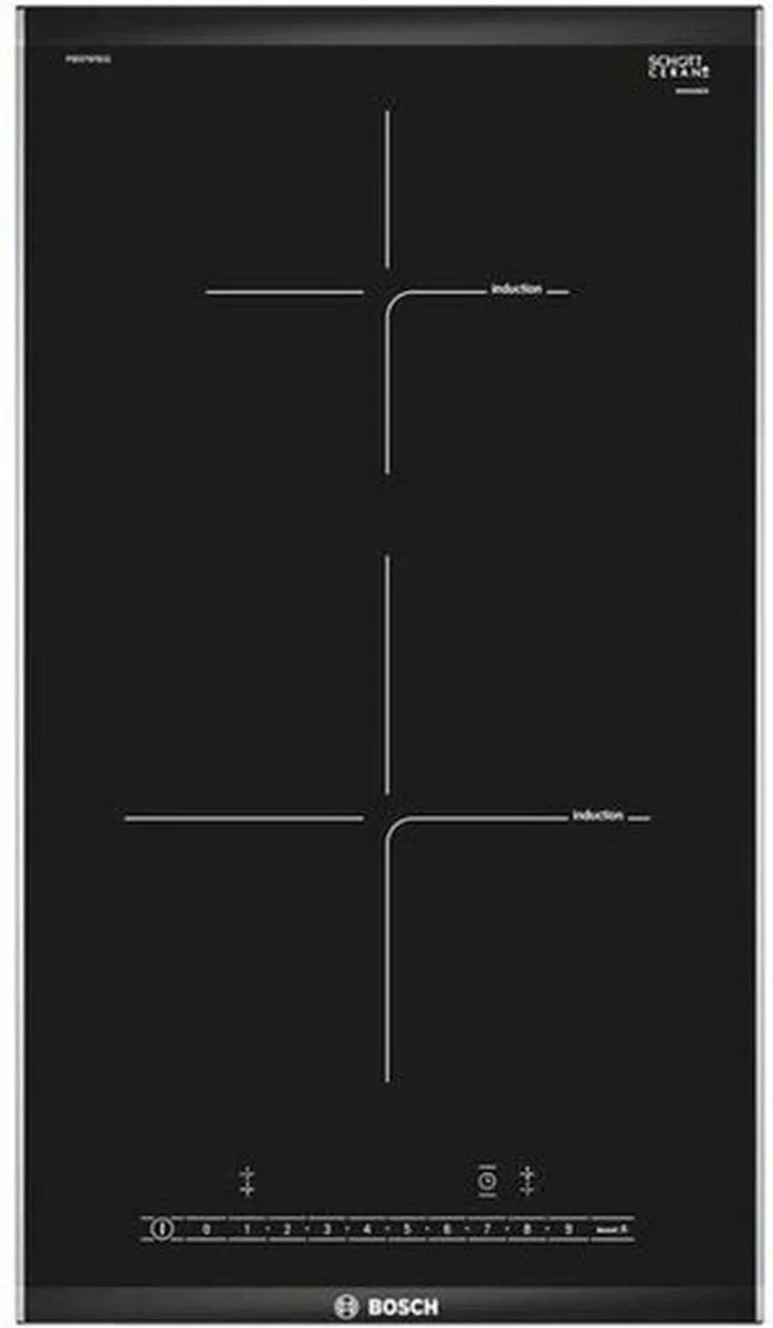 PIB375FB1E Serie 6 - Inductie kookplaat - Domino by Bosch in Black, Roestvrijstaal – product photo