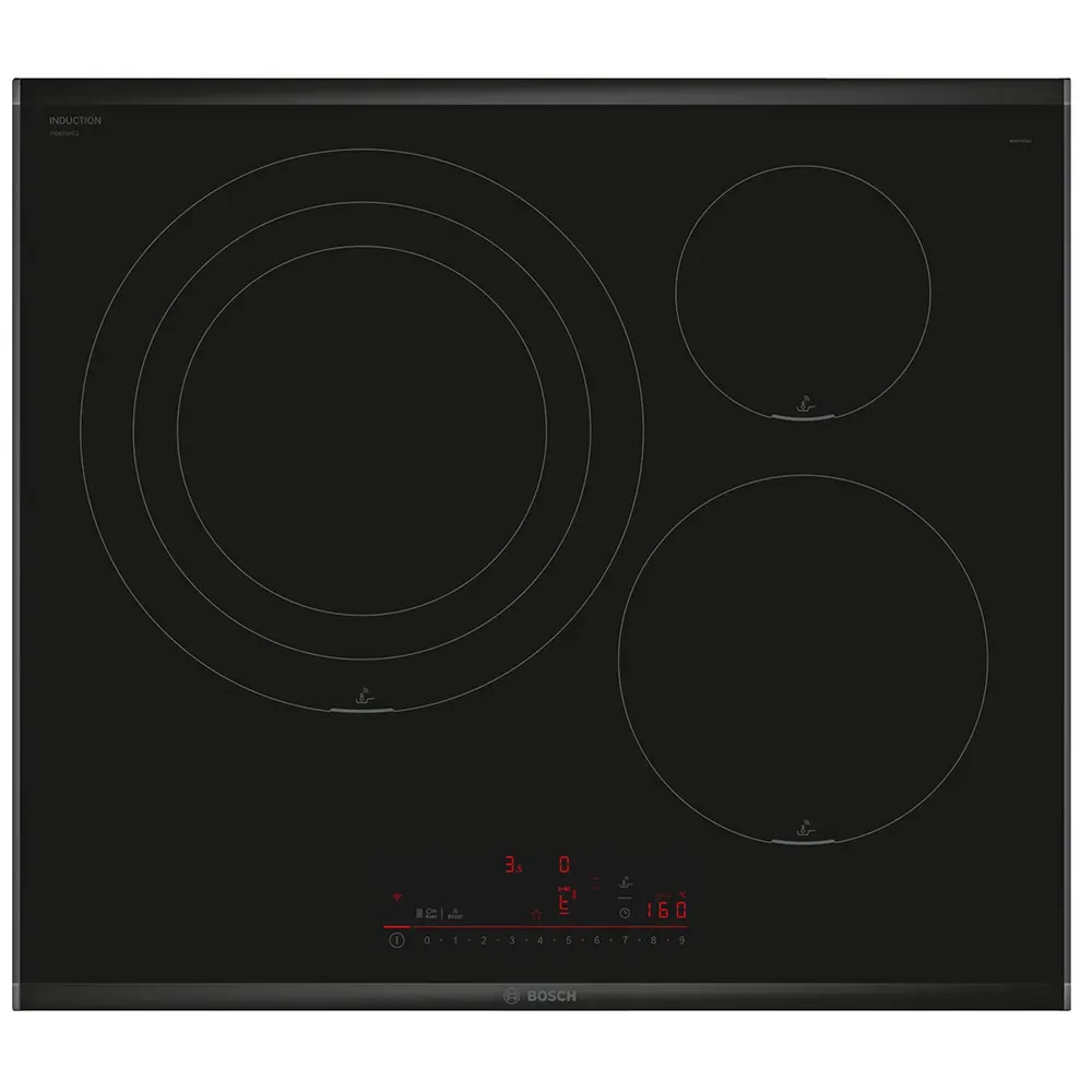 Pid675hc1e Induktionskomfur 60 Cm 3 Blus fra Bosch – produktbillede