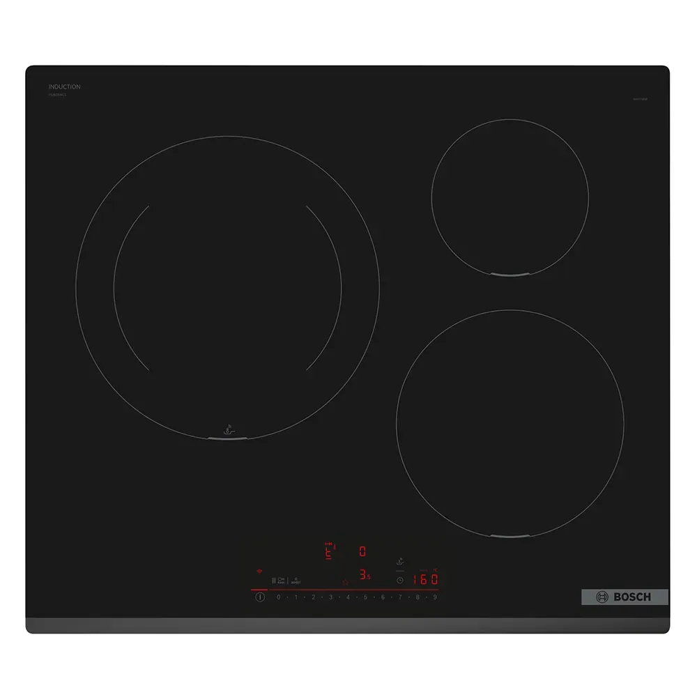 Pij631hc1e Induktionskomfur 60 Cm 3 Blus fra Bosch – produktbillede