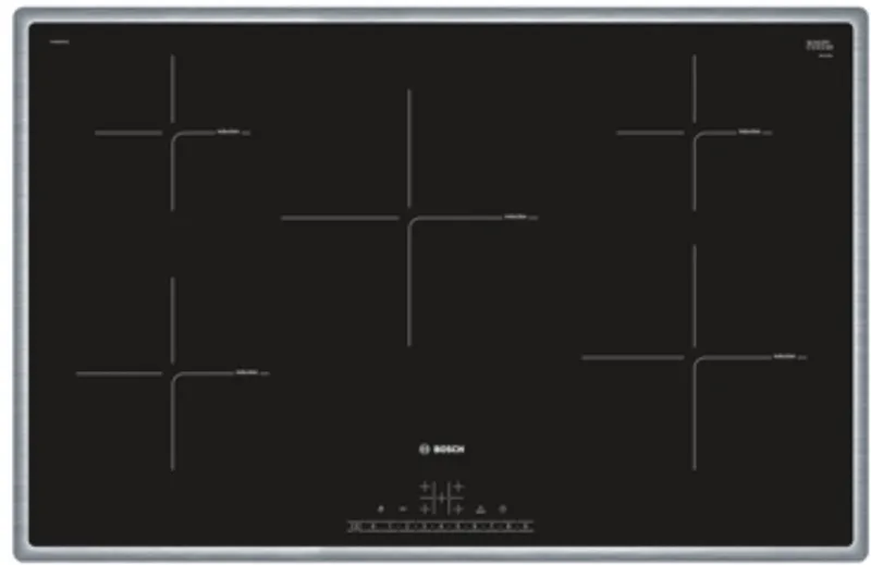 PIV845FB1E - Serie 6 - Inductiekookplaat - Inbouw by Bosch in Black, Stainless steel – product photo