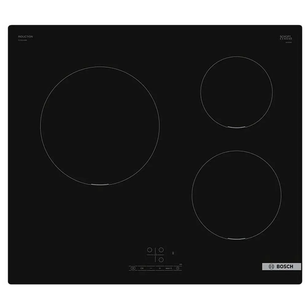 Puc611bb5e Induktionskomfur 60 Cm 3 Blus fra Bosch – produktbillede
