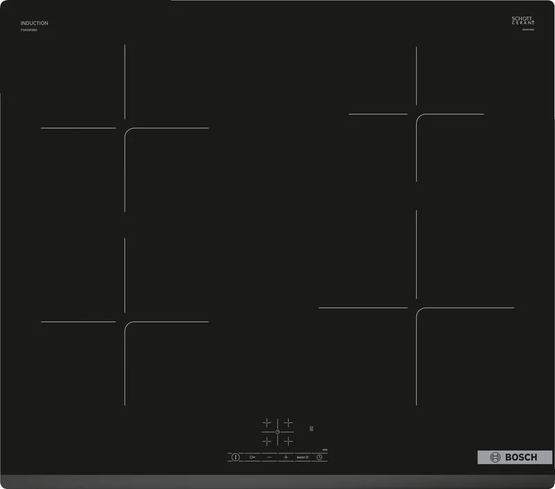 PUE63KBB5D - inbouw inductiekookplaat - 60 cm by Bosch in Black – product photo