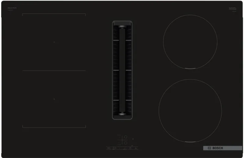 PVS811B16E - Serie 4 - Inductie kookplaat met afzuiging (2 fasen) de Bosch en Noir – photo produit