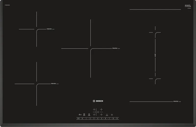 PVW851FB5E - Serie 6 - Inbouw inductie kookplaat de Bosch en Noir – photo produit