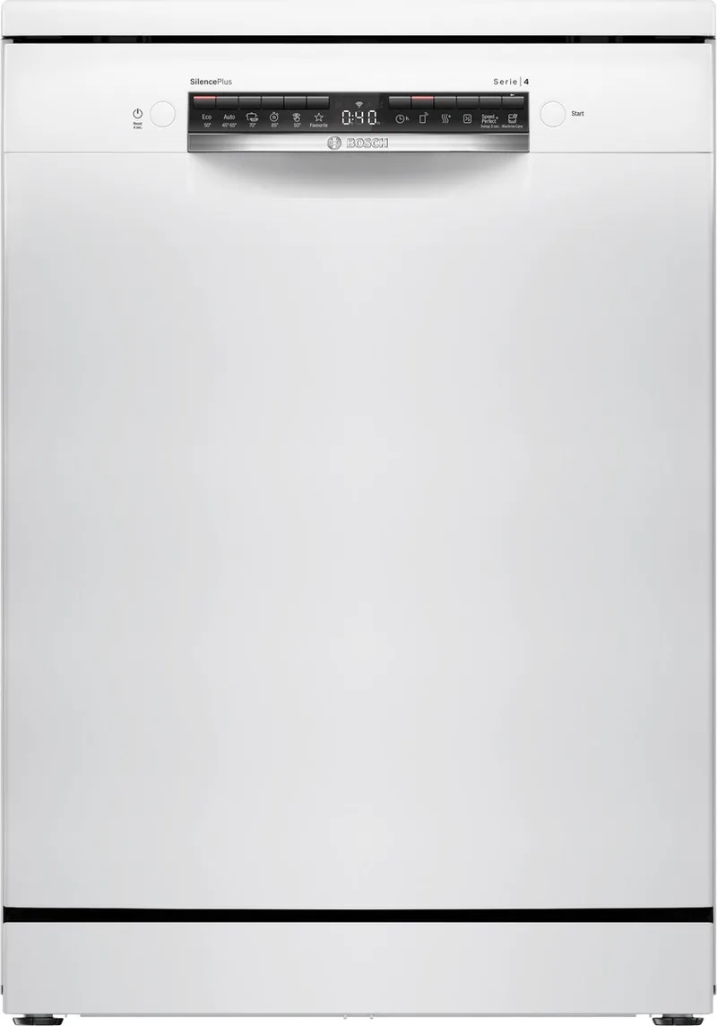 Serie 4 SMS4HMW08E - Vrijstaande vaatwasser – Home Connect - VarioFlex-korven - Extra Droog de Bosch en Blanc – photo produit