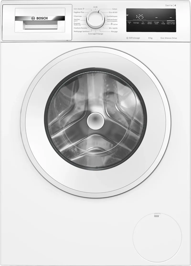 Serie 4 WAN2827UFR wasmachine Voorlader 8 kg 1400 RPM by Bosch in White – product photo