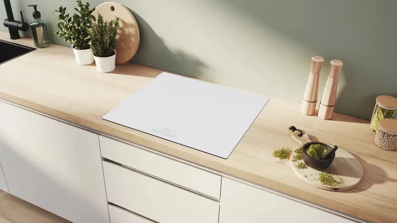 Serie 6 PIF612BB1E kookplaat Ingebouwd 60 cm Inductiekookplaat zones 4 zone(s) fra Bosch i Hvid – produktbillede