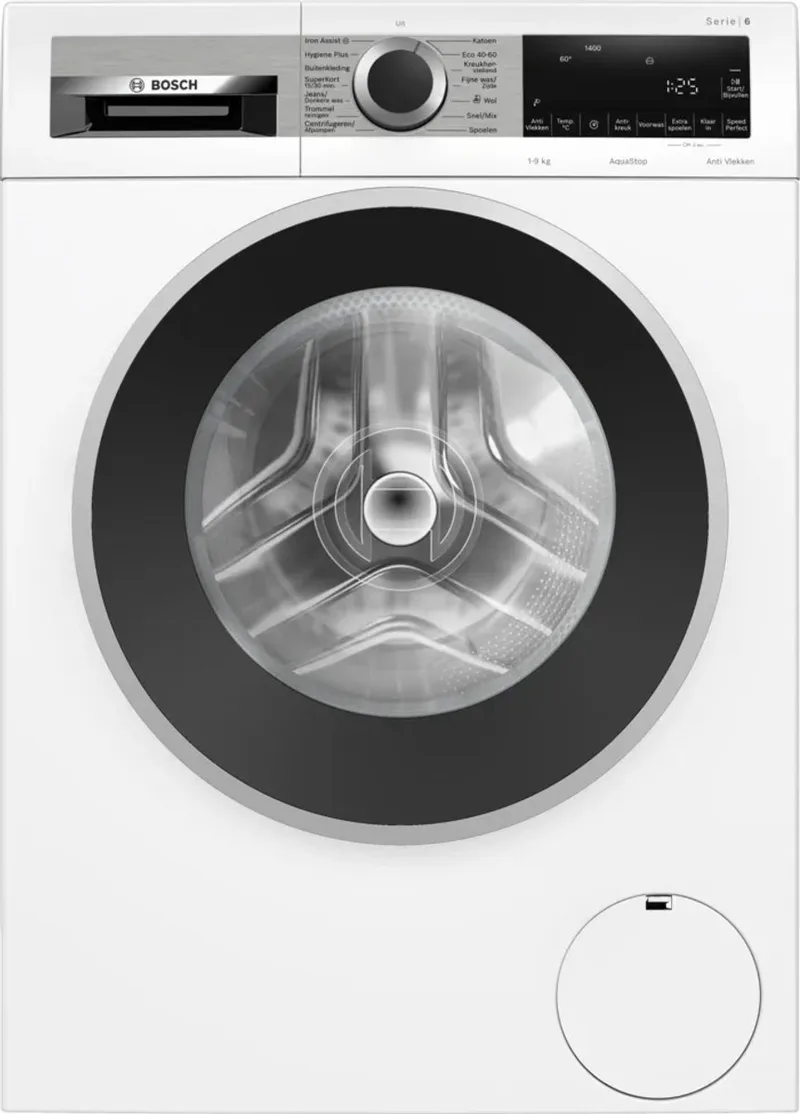 Serie 6 WGG244ZSNL wasmachine Voorlader 9 kg 1400 RPM de Bosch en Blanc – photo produit