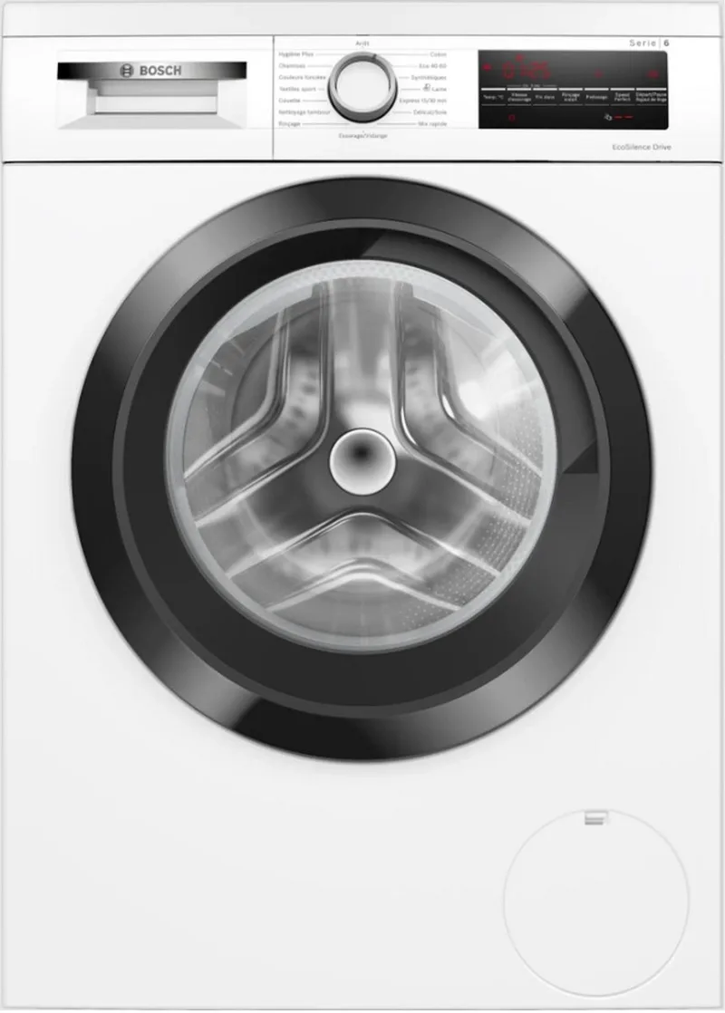 Serie 6 WUU28T18FR wasmachine Voorbelading 8 kg 1400 RPM - FR Display van Bosch in Wit – productfoto