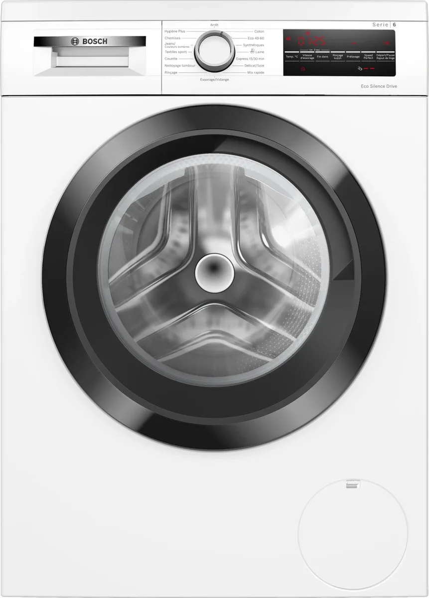 Serie 6 WUU28T69FR wasmachine Voorlader 9 kg 1351 RPM van Bosch in Wit – productfoto