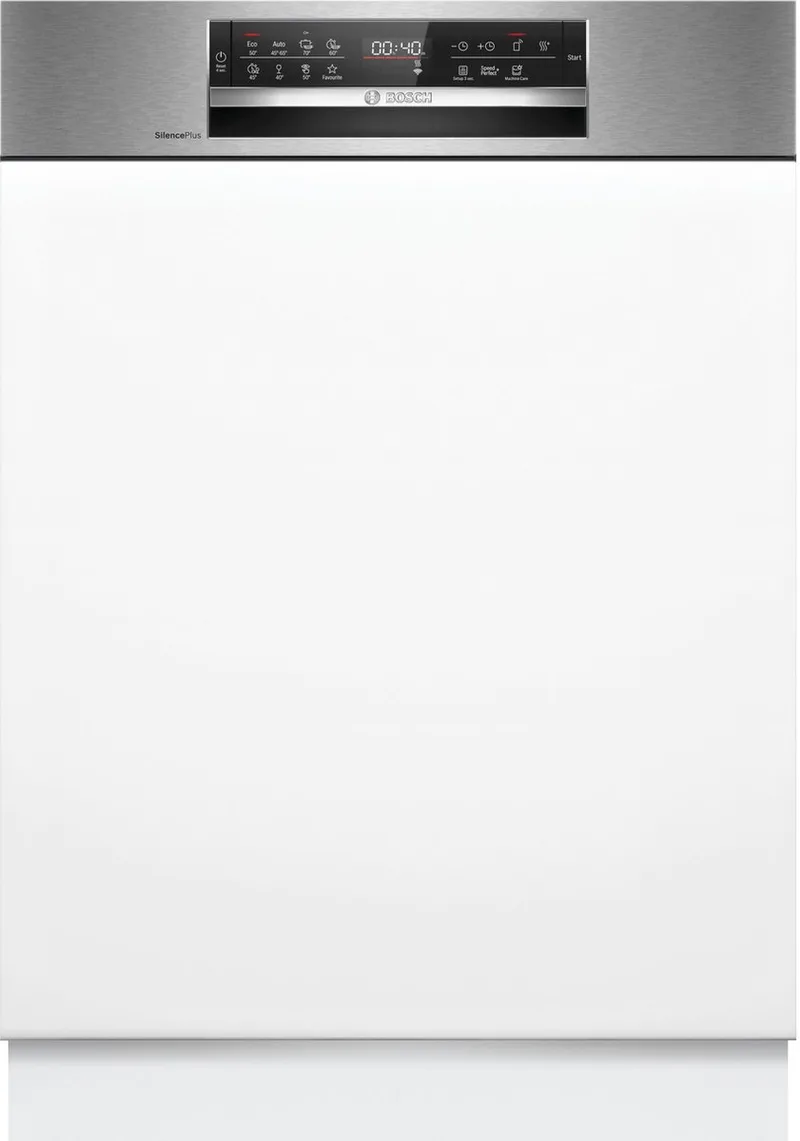 SMI6ECS12E - Series 6 - Vaatwasser - Inbouwvaatwasser - 60 cm - Half integreerbaar - Energielabel A - Extra Droog: optie voor extra grondige droogresultaten - Home Connect by Bosch – product photo
