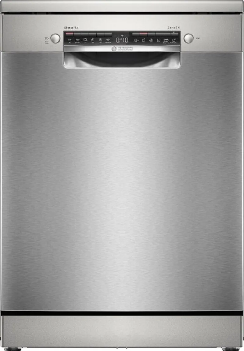 SMS4EVI00E - Vaatwasser - 14 couverts - besteklade - 44 dB van Bosch in Zilver – productfoto