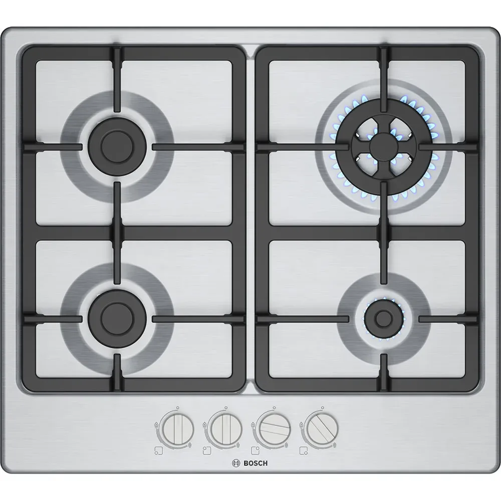 Serie 4 Pgh6b5k90 60 Cm Gaskomfur 4 Blus fra Bosch – produktbillede