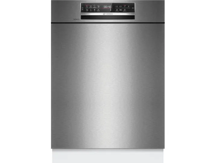 Unterbaugeschirrspüler SMU6ZCS16E , Energieeffizienz: B (A-G), silber (edelstahl), B:59,8cm H:81,5cm T:57,3cm, Geschirrspüler, Mit 3-fach Rack Matic, flexible Körbe von Bosch – Produktfoto
