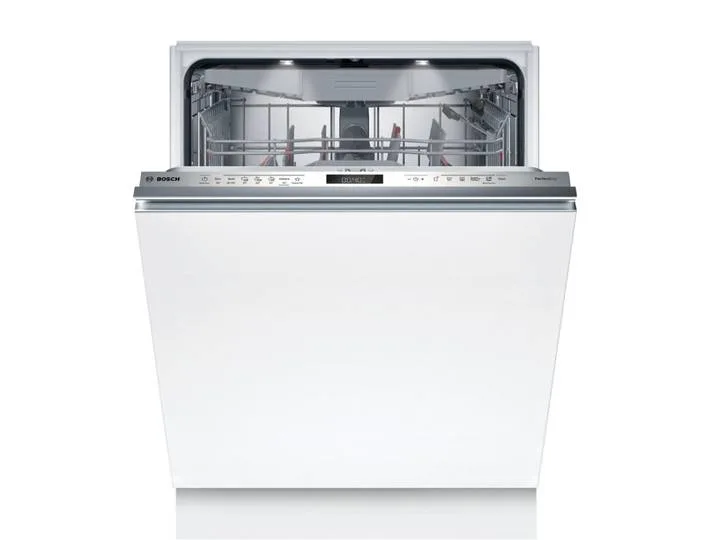 vollintegrierbarer Geschirrspüler Serie 6 SBV6ZCX25E, 14 Maßgedecke, Time Light - Restzeit wird auf Küchenboden projiziert, Rack Matic de Bosch – photo produit