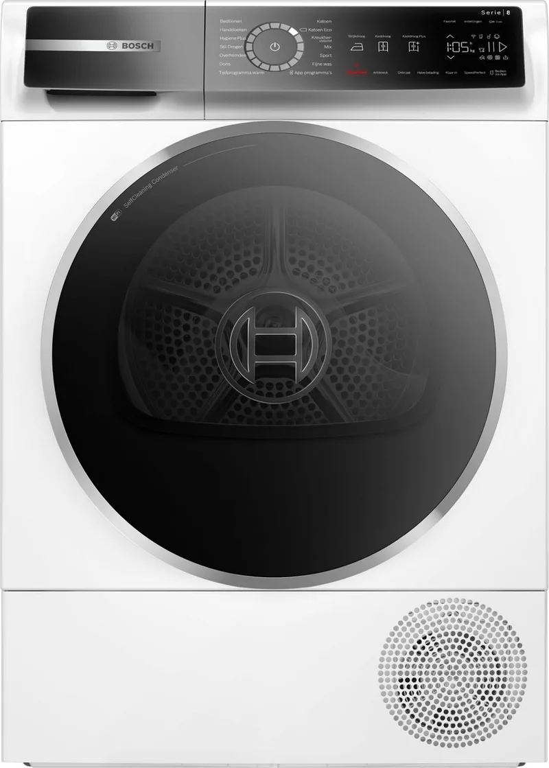 WQB246D7NL - Serie 8 - Wasdroger - Warmtepompdroger de Bosch en Blanc – photo produit