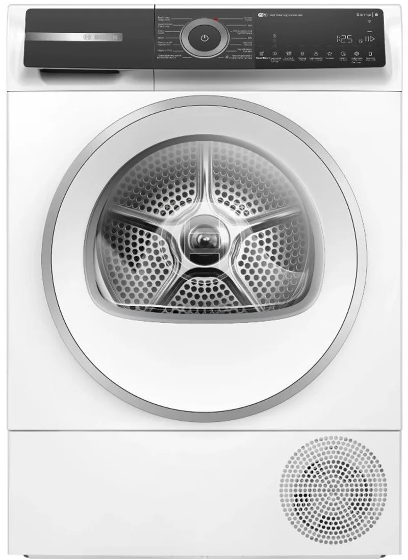 WQH245BCFG Serie 6, Droogkast met warmtepomp, 9 kg - C de Bosch en Blanc – photo produit