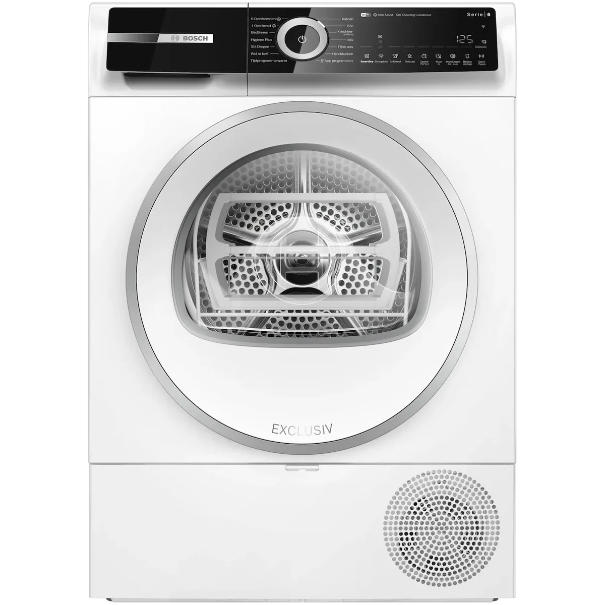 WQN246C9NL Exclusiv Warmtepompdroger Wit by Bosch – product photo