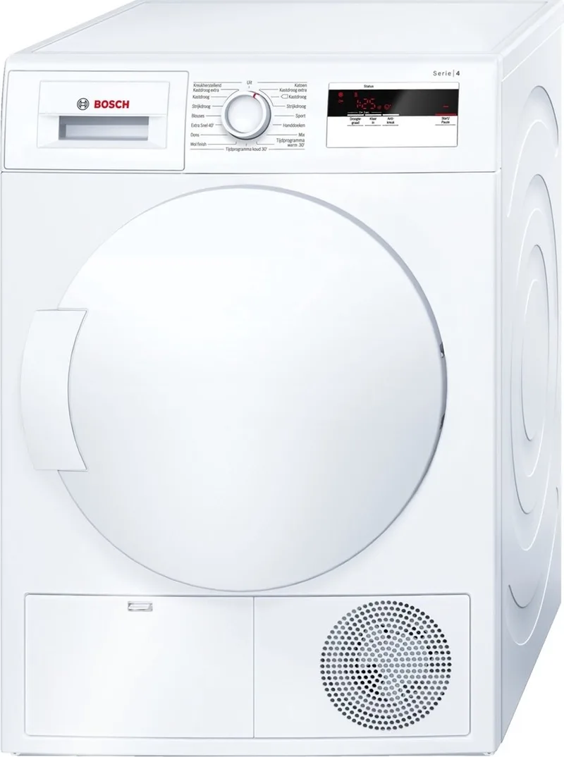 WTH83000NL - Serie 4 - Warmtepompdroger by Bosch in White – product photo