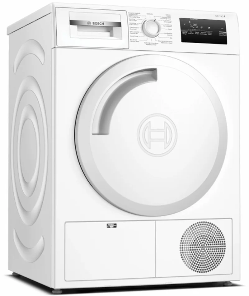 WTH83202FG - Serie 4 - Wasdroger - Warmtepompdroger - NL/FR display by Bosch in White – product photo