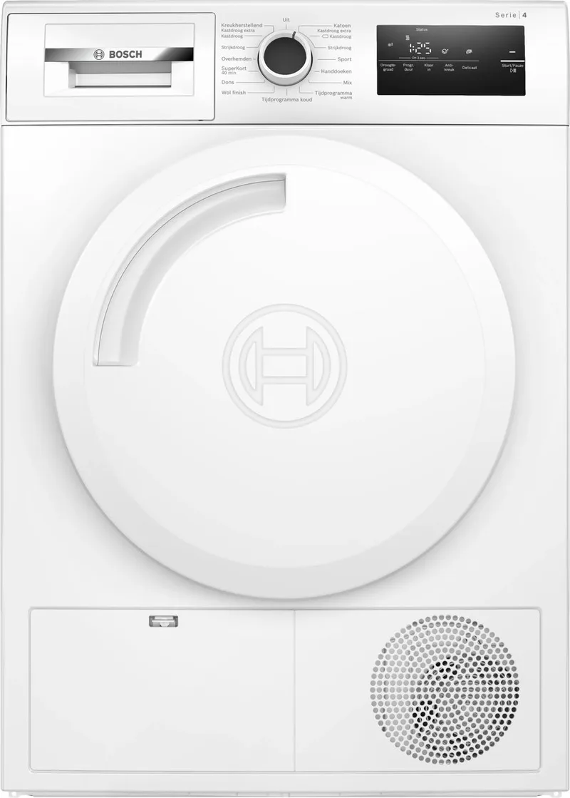 WTH83207NL Serie 4 - Wasdroger - Warmtepompdroger - 7 kg by Bosch in White – product photo