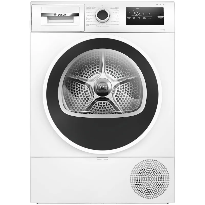 WTH8520LNL Warmtepompdroger Wit von Bosch – Produktfoto