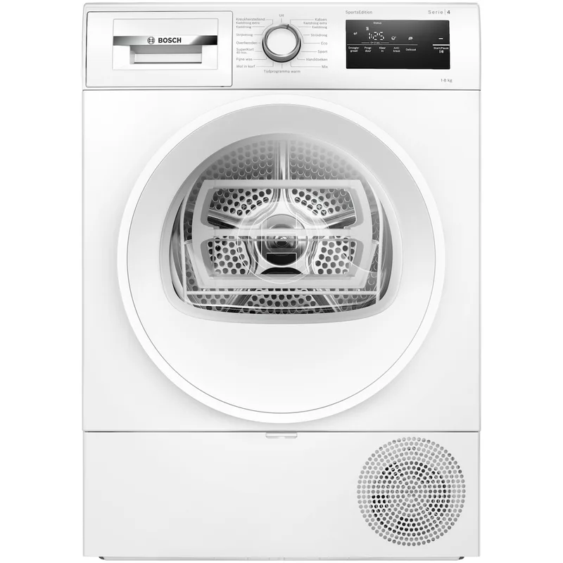 WTH8520MNL EXCLUSIV Warmtepompdroger Wit von Bosch – Produktfoto