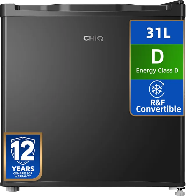 CSD31DBD - Mini vriezer - Barmodelr - 31 Liter - Energieklasse D - 39 dB- - 12 jaar garantie op compressor - 2026 Nieuw