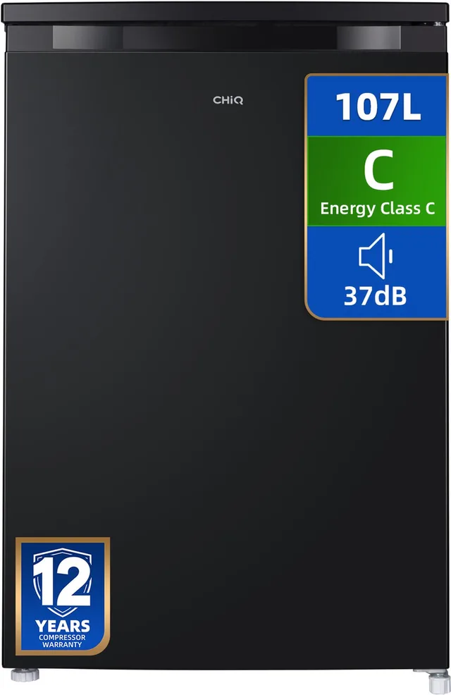 CTT107BC - Tafelmodel Koelkast Met Vriesvak - 107 Liter - Energielabel C - 55 cm breed - Stil: 37 dB - 12 Jaar Garantie op Compressor
