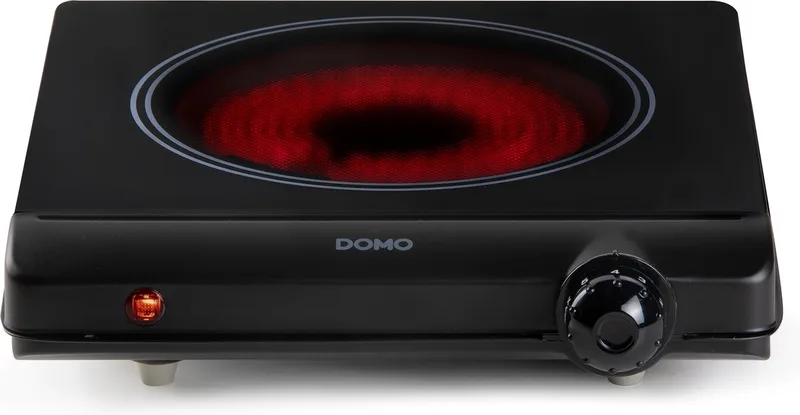 DO30111KP Keramische kookplaat - ECO - 1 pit - Ø 18 cm van Domo in Zwart – productfoto
