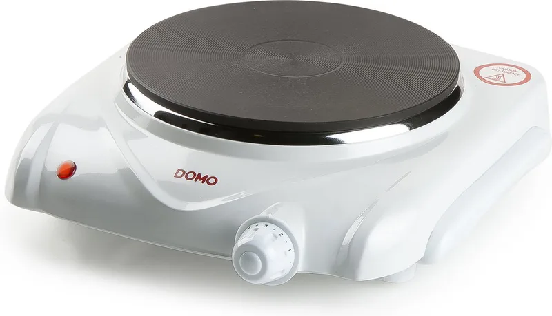 DO309KP Kookplaat - 1 pit van Domo in Wit – productfoto
