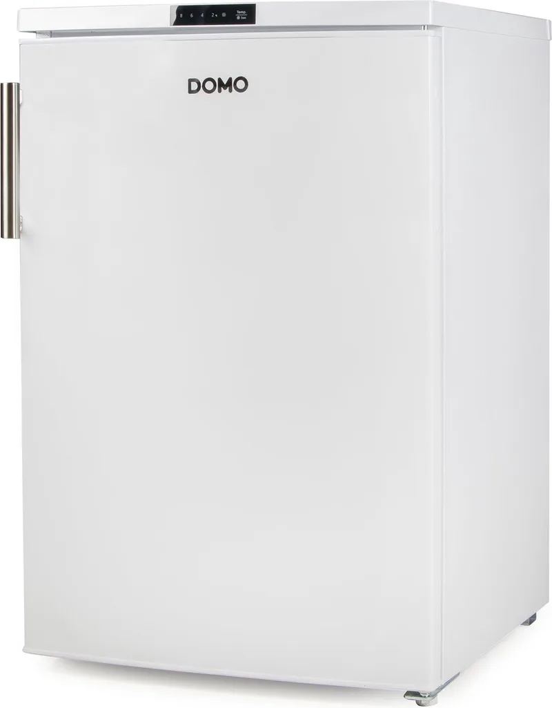 DO91122 - Koelkast met vriezer - 120l - Omkeerbare deur - Exter led-display - 3 deurvakken van Domo in Wit – productfoto