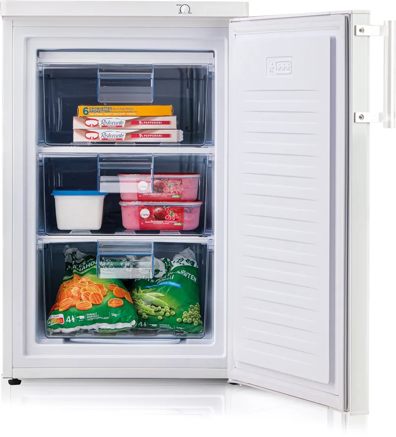 DO91140F Tafelmodel Vriezer - Kleine Diepvries - 80L - Energieklasse A by Domo in White – product photo