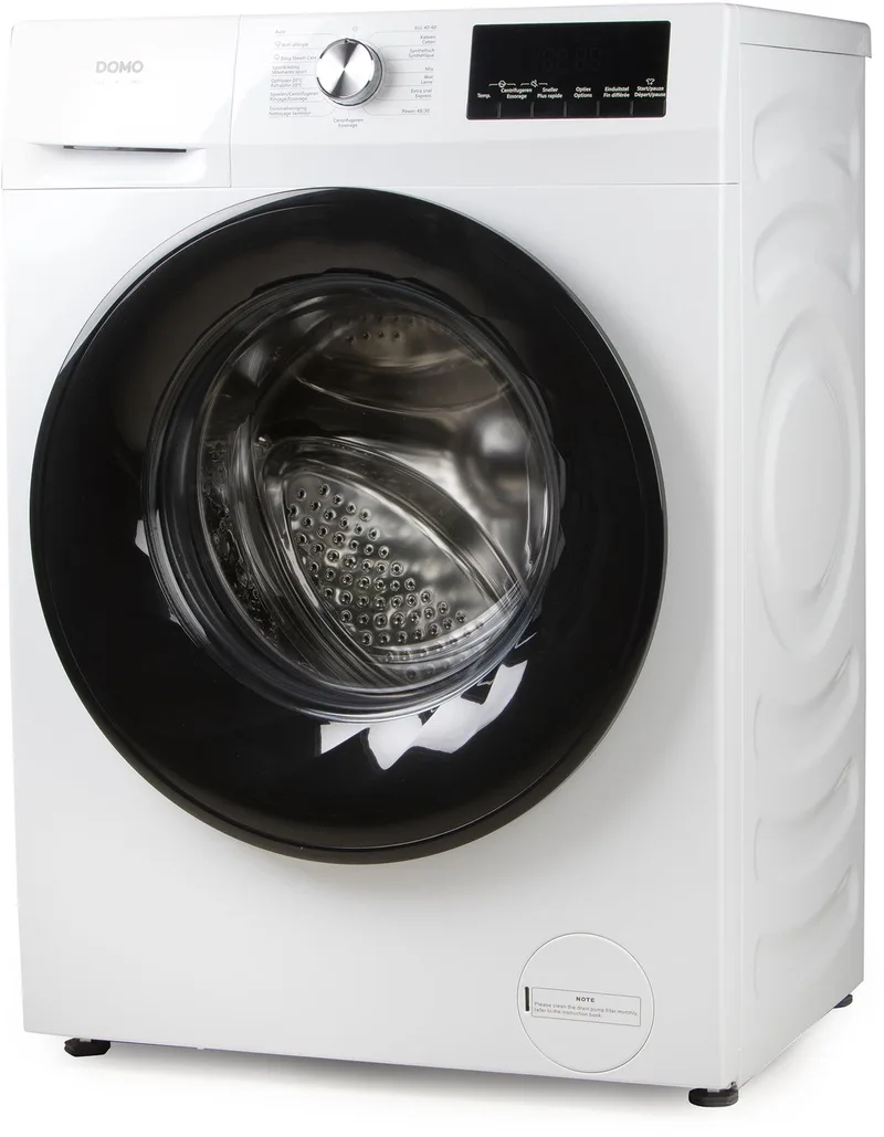 DO95103WM Wasmachine – 9 kg – 15 Programma’s – Energieklasse A – 1400 RPM fra Domo i Hvid – produktbillede