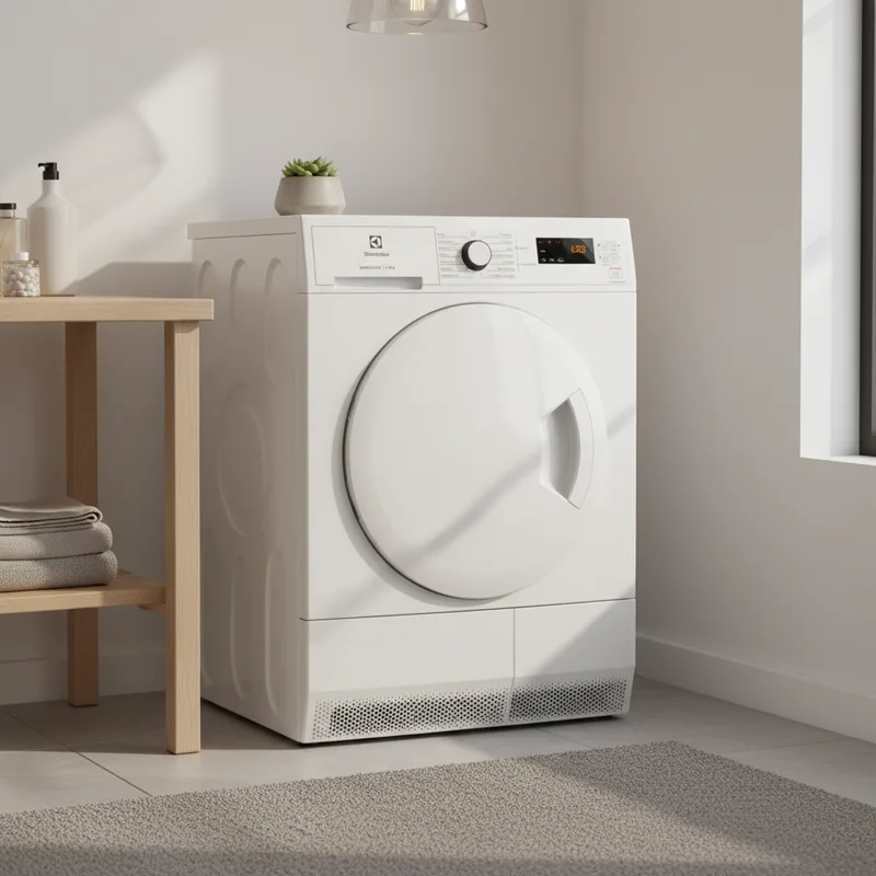 EDH1018CD GentleCare Sèche-linge à condensation - 8 kg avec réfrigérant au propane et OptiSense – Blanc de Electrolux – photo produit