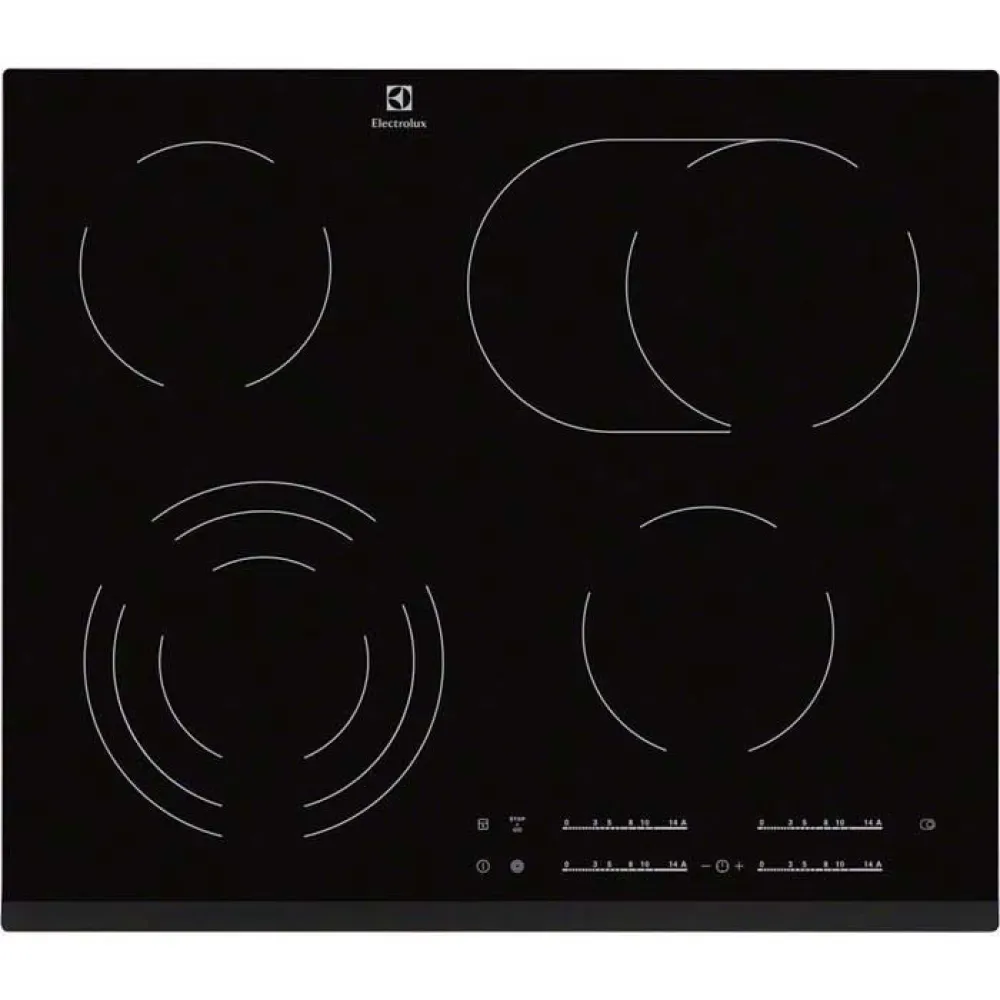 Ehf6547fxk Keramisk Kogeplade 60 Cm 4 Blus fra Electrolux – produktbillede