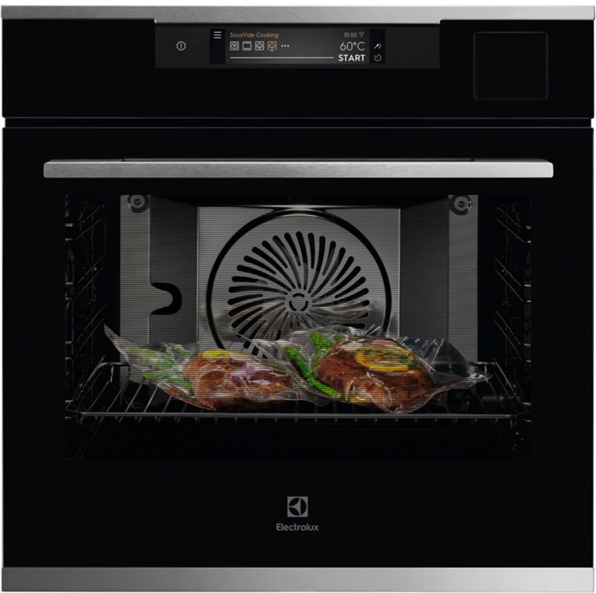 KOAAS31WX - Inbouwoven - 70 liter - 3500 W - stoomfunctie - grillfunctie - hetelucht by Electrolux in Black – product photo