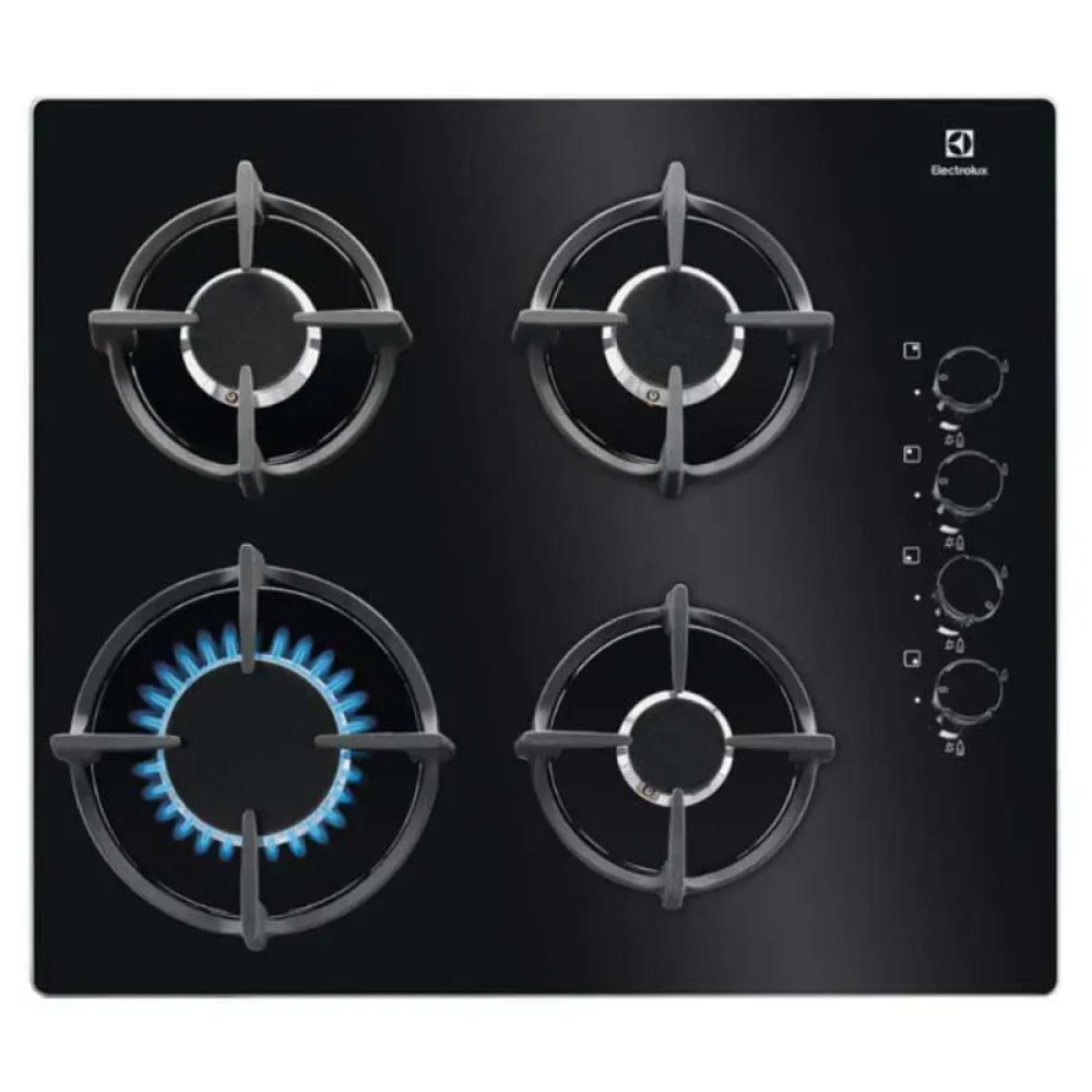 Plaque De Verre à Gaz Egg6407k 59 Cm 4 Feux fra Electrolux – produktbillede