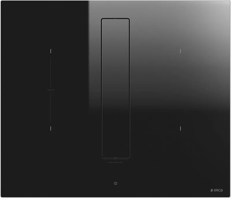 NikolaTesla FIT BL/A/72 – Inductiekookplaat met geïntegreerde afzuiging – 72 cm – Inbouw – Geschikt voor 60 cm kast – glas de Elica en Noir – photo produit