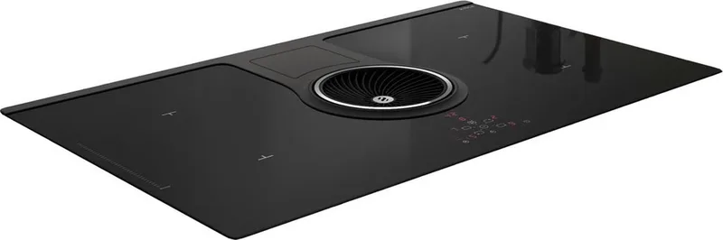 NikolaTesla ONE BL/A/83 – Inductiekookplaat met afzuiging – 83 cm – Luchtafvoer & Recirculatie – glas van Elica in Zwart – productfoto