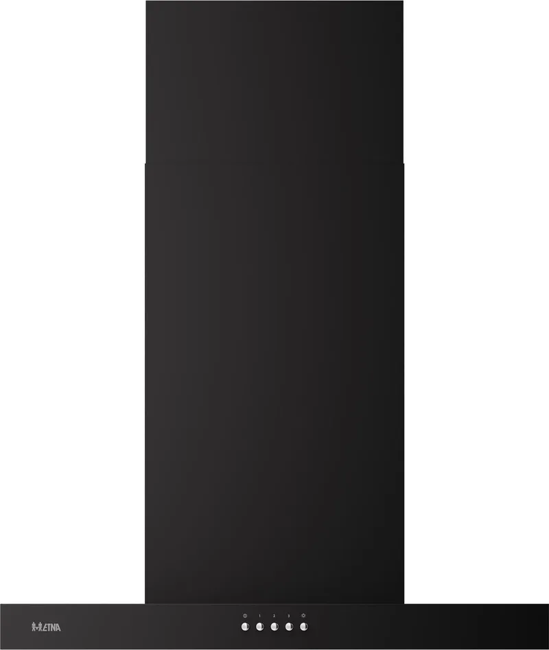 AB360ZT - Blokmodel schouwkap - 60 cm - A++ - Koolborstelloze motor - Druktoetsen - LED spots - 3 standen - Geschikt voor afvoer naar buiten en recirculatie från ETNA i Matzwart – produktbild