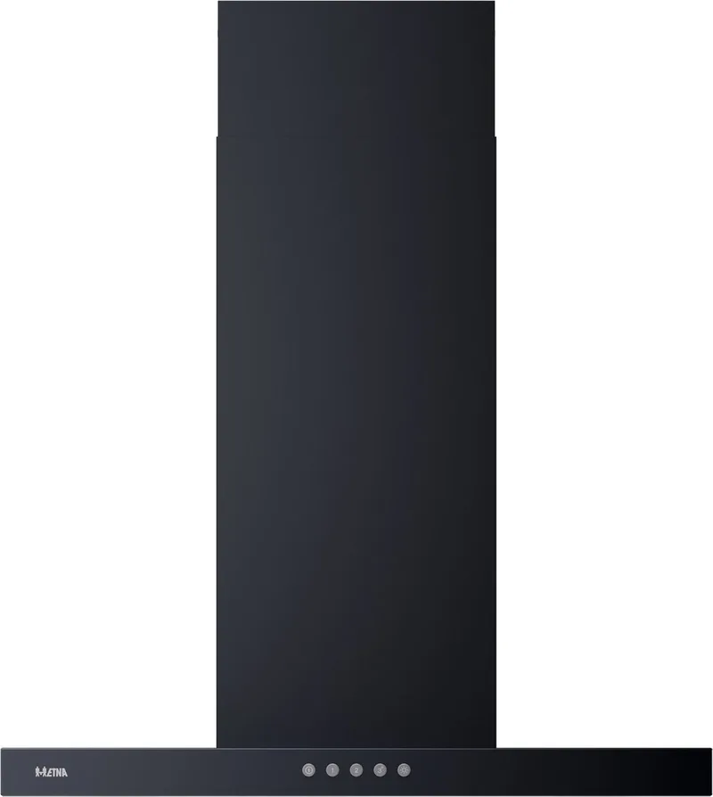 AB661ZT - Slimline schouwkap - 60 cm by ETNA in Matzwart – product photo