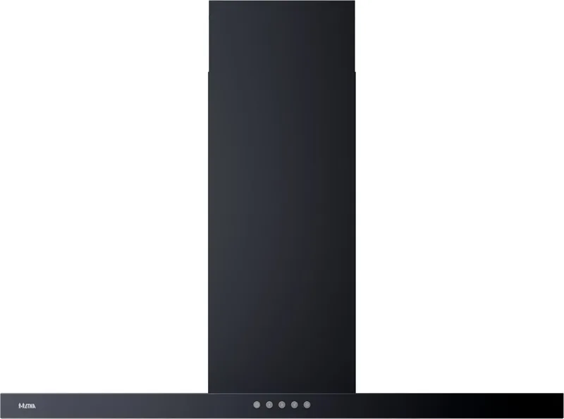 AB691ZT - Slimline schouwkap - 90 cm by ETNA in Matzwart – product photo